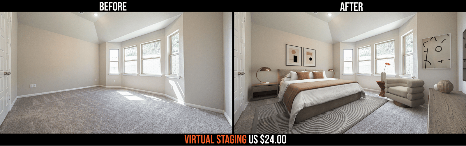 Virtual Staging Example 1